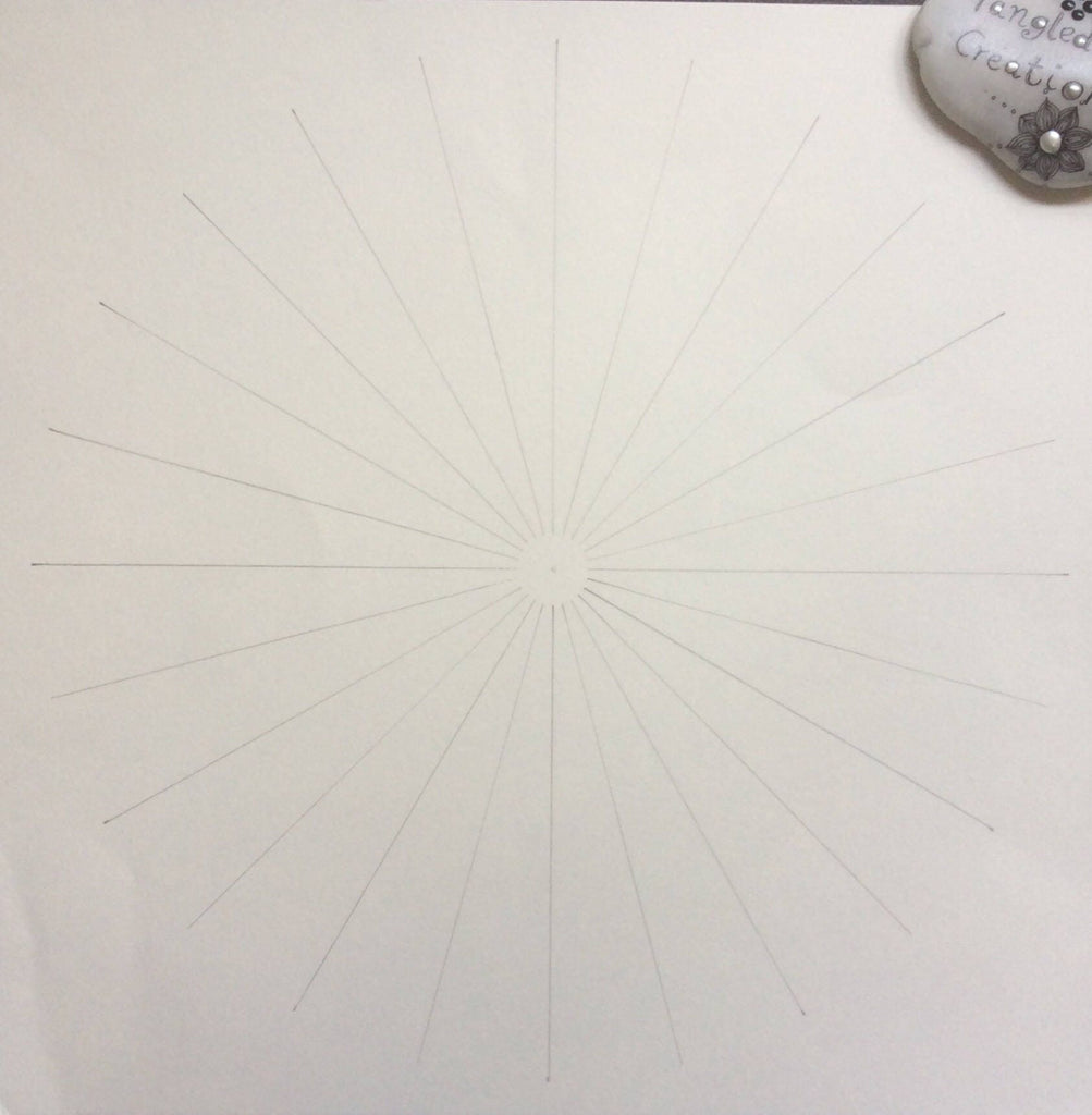 Mandala making stencil kit 12x12” Two part reusable stencils kit