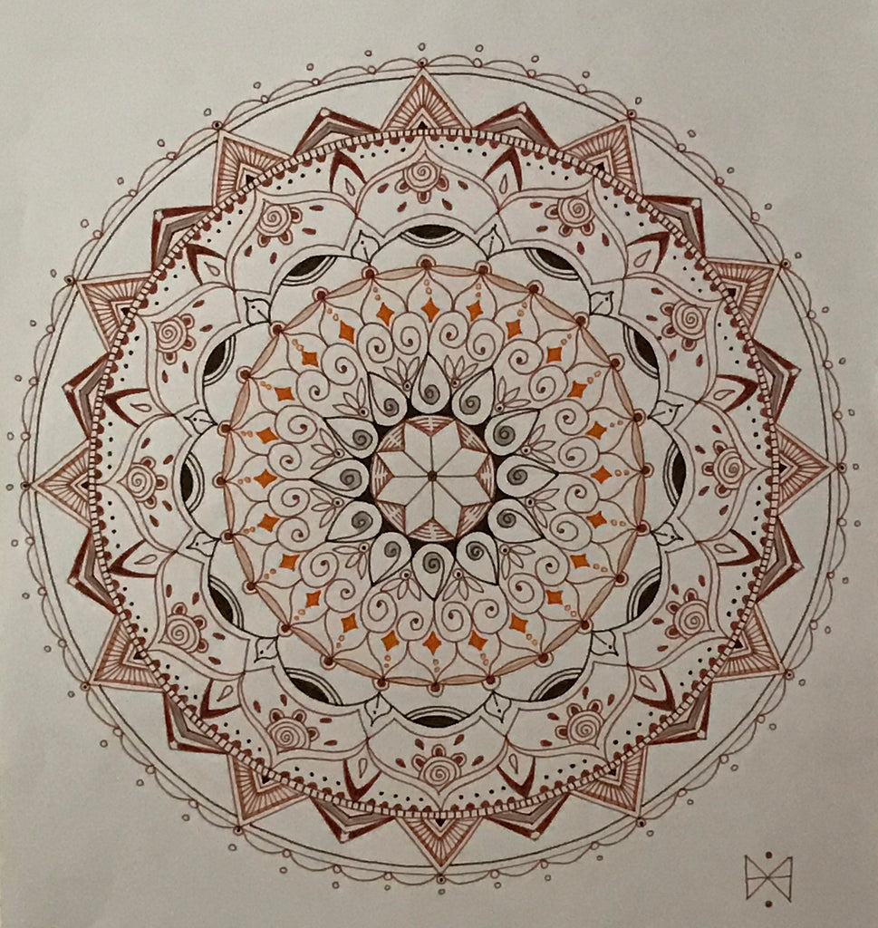 Mandala making A4 stencil kit - set 1