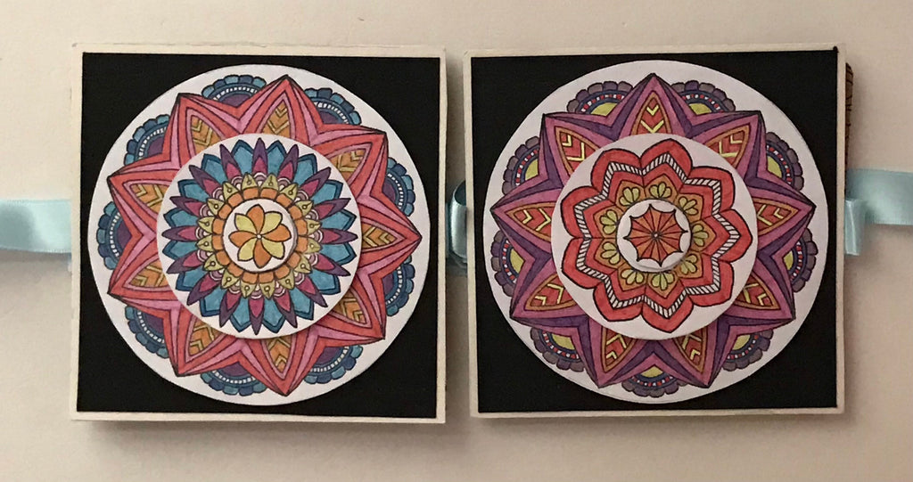 Mandala rubber stamps - set 1&2