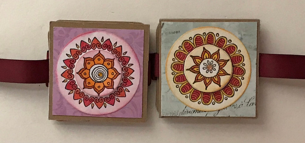 Mandala rubber stamps - set 1&2