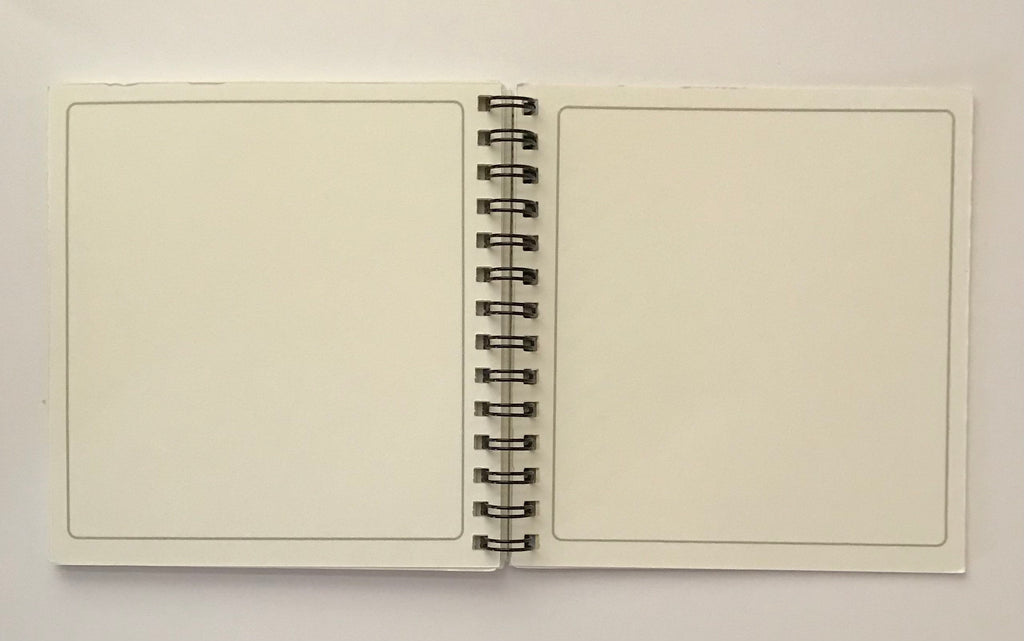 Monthly challenge journal with off white cartridge paper - Medium size