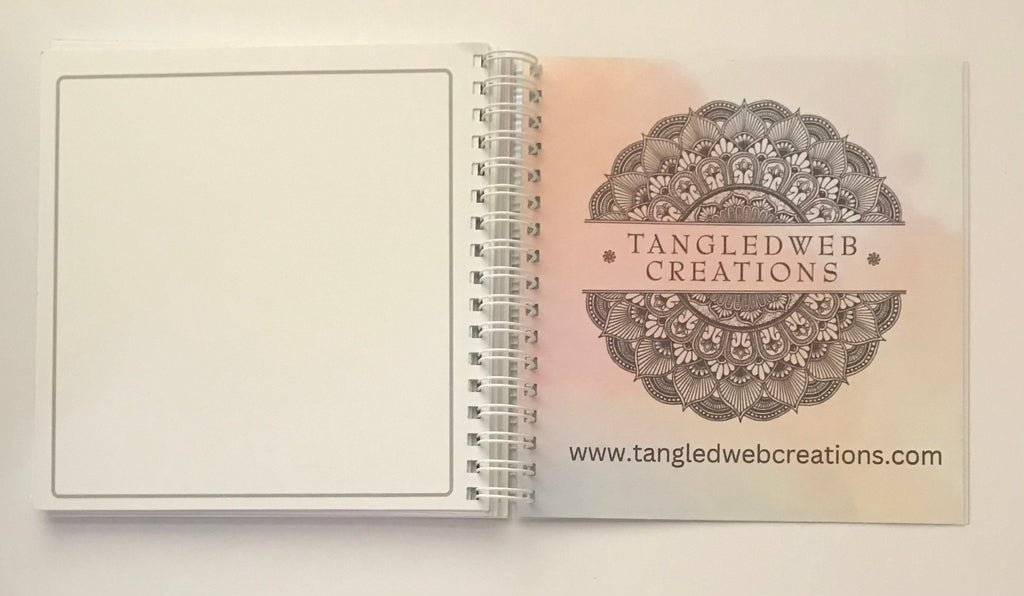 Monthly challenge journal for Tangling for Apprentice size