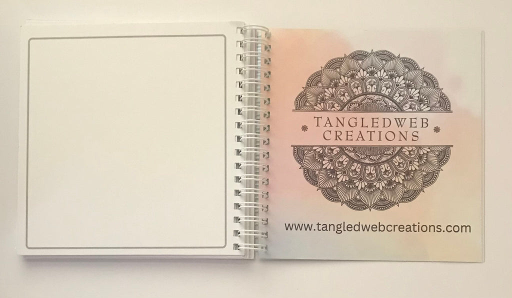 Monthly challenge journal for Tangling for Apprentice size