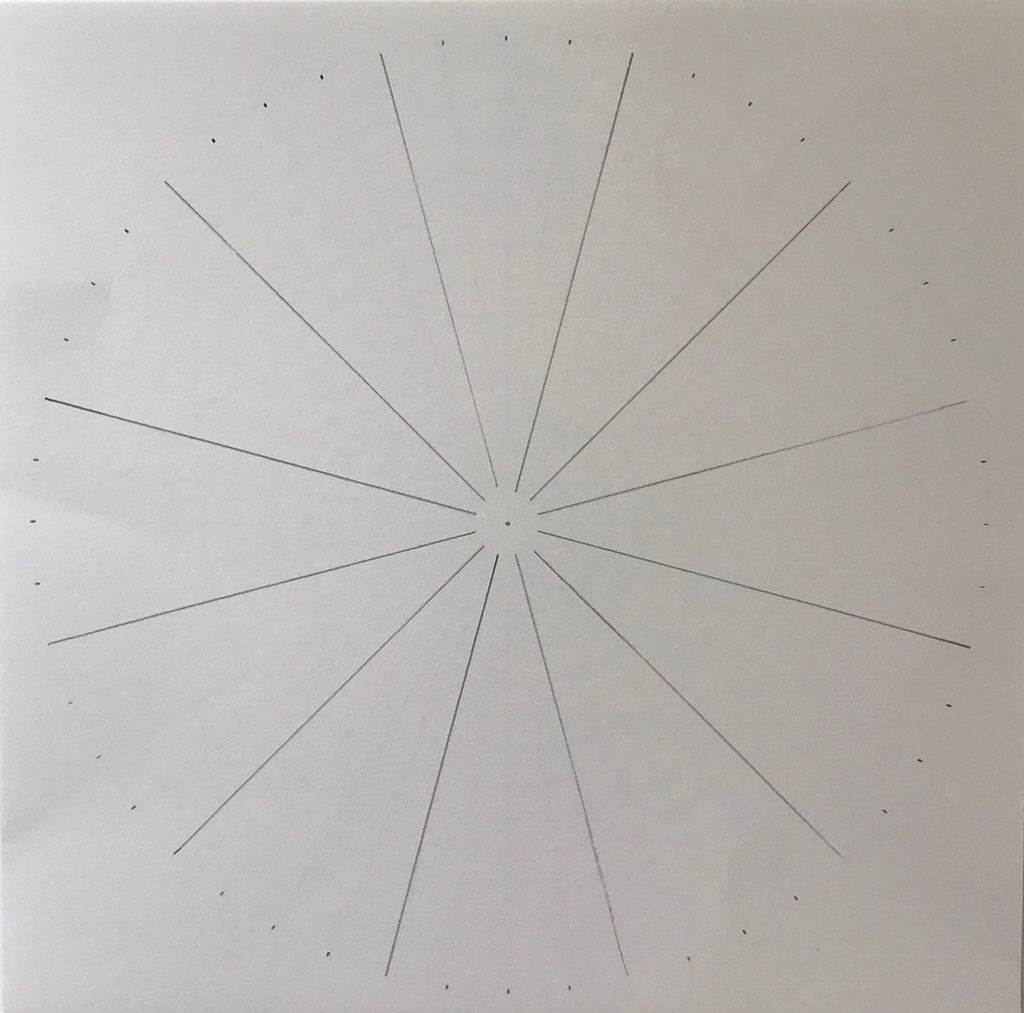 Mandala making Stencil 12x12” Two part reusable plastic stencils