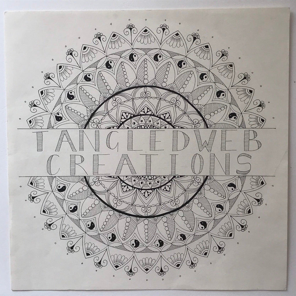 Mandala making Stencil 12x12” Two part reusable plastic stencils