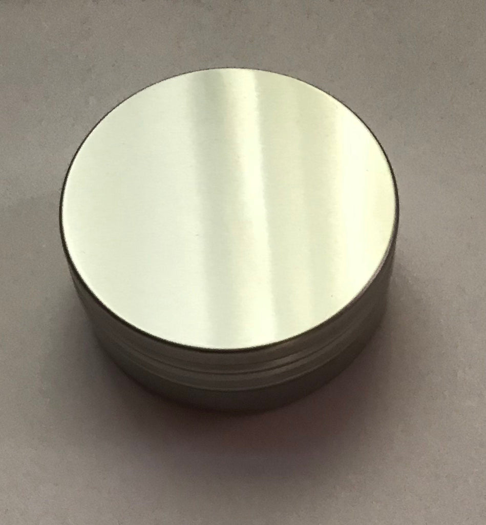 Round aluminium tin for Artist Trading Coins