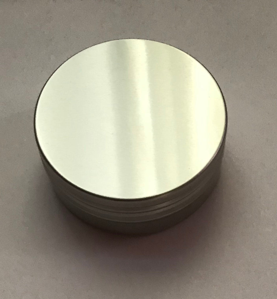 Round aluminium tin with x10 2.5” watercolour artist trading coins