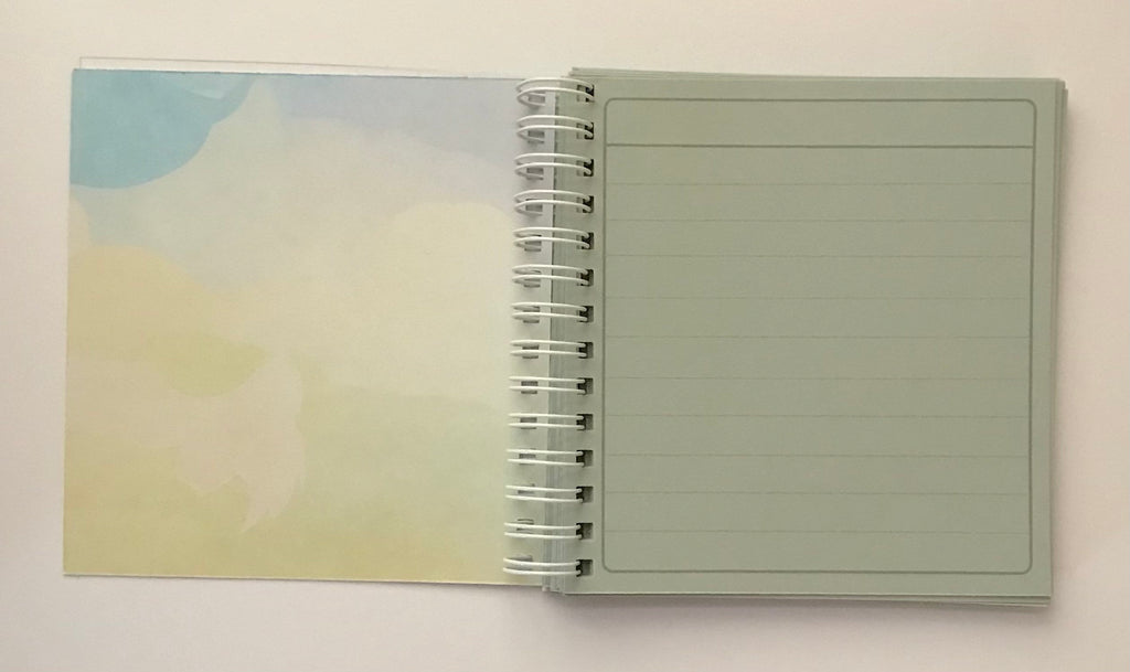 Monthly challenge journal with light grey card - Medium size