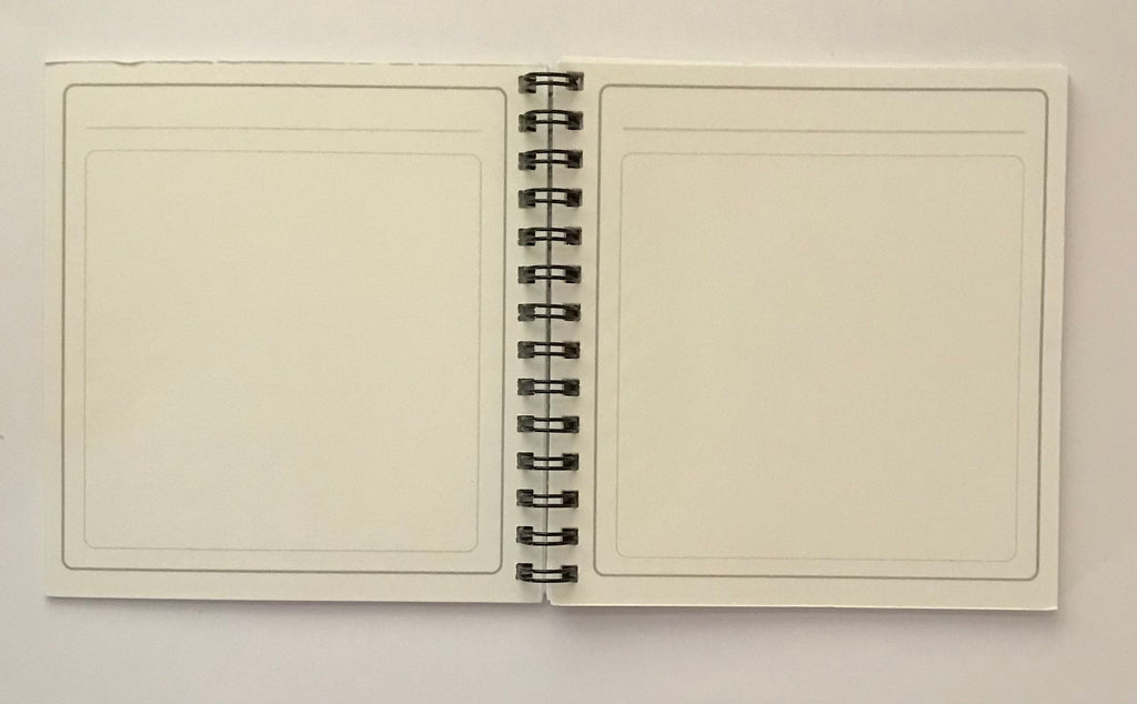 Monthly challenge journal with off white cartridge paper - Medium size