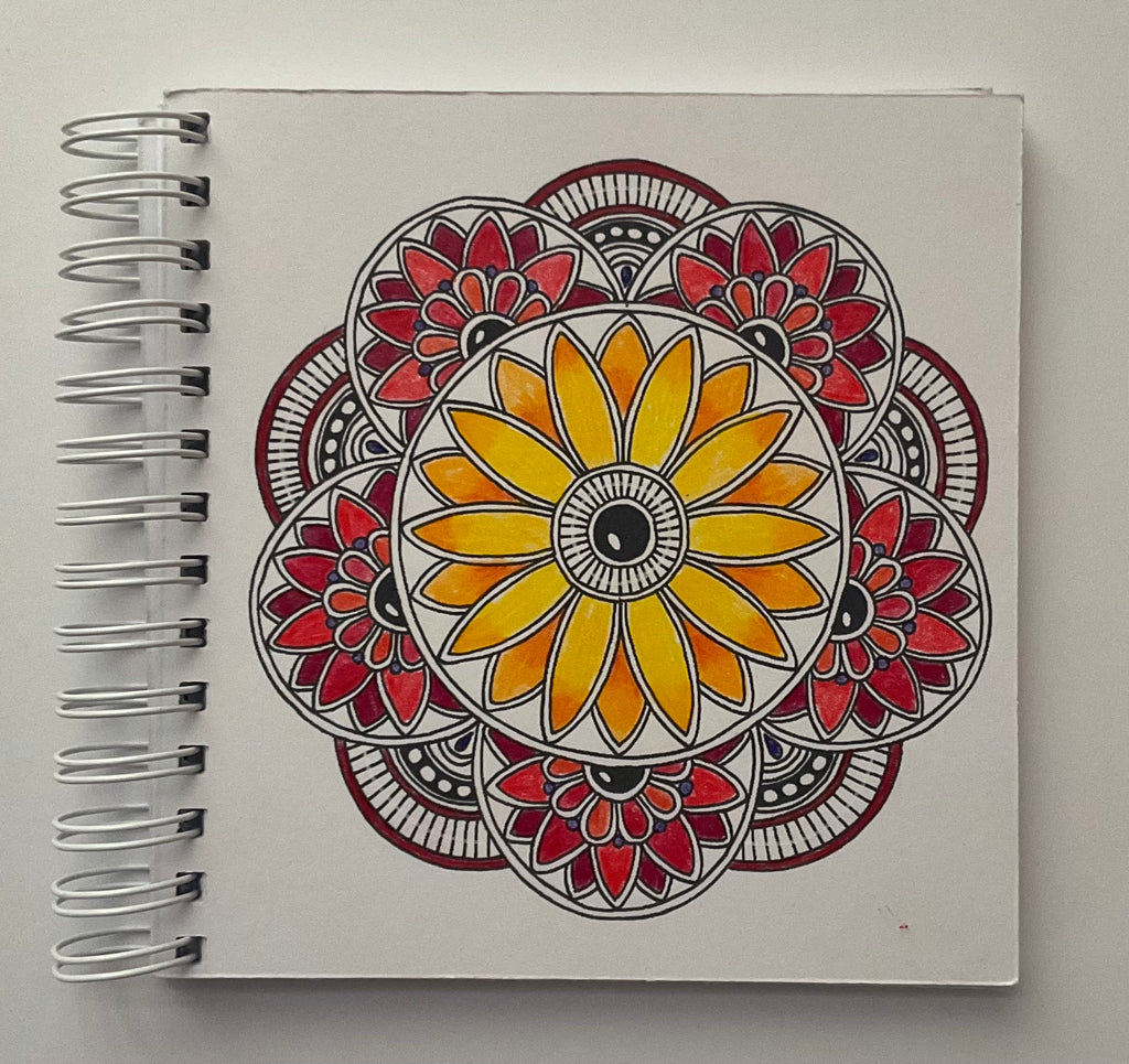 Mini mandala colouring book - volume 1